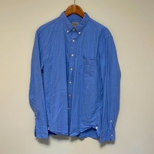 J.Crew classic blue Oxford shirt. Large. Excellent condition.